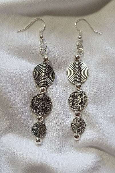 Metal Dangle Earrings