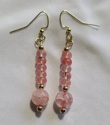 Pretty in Pink Dangle Earrings