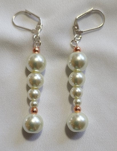 White Pearl Dangles