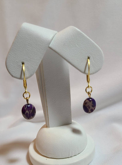 Gemstone Dangle Earring Set