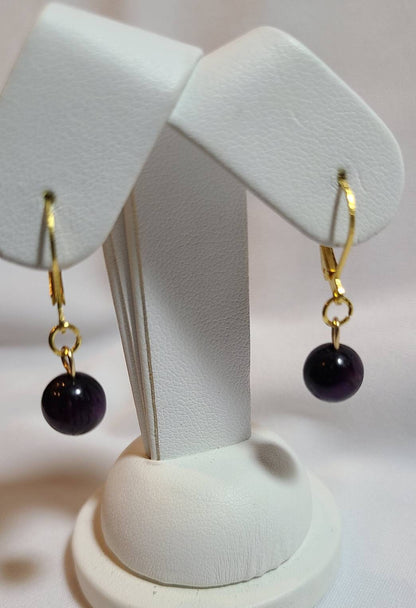 Gemstone Dangle Earring Set